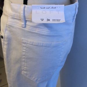 Loft high waist crop